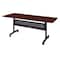 Kobe Rectangle FlipTop Table, 60" W, 29" H, Laminate Top, Cherry MKFTM6030CH - alternate 1